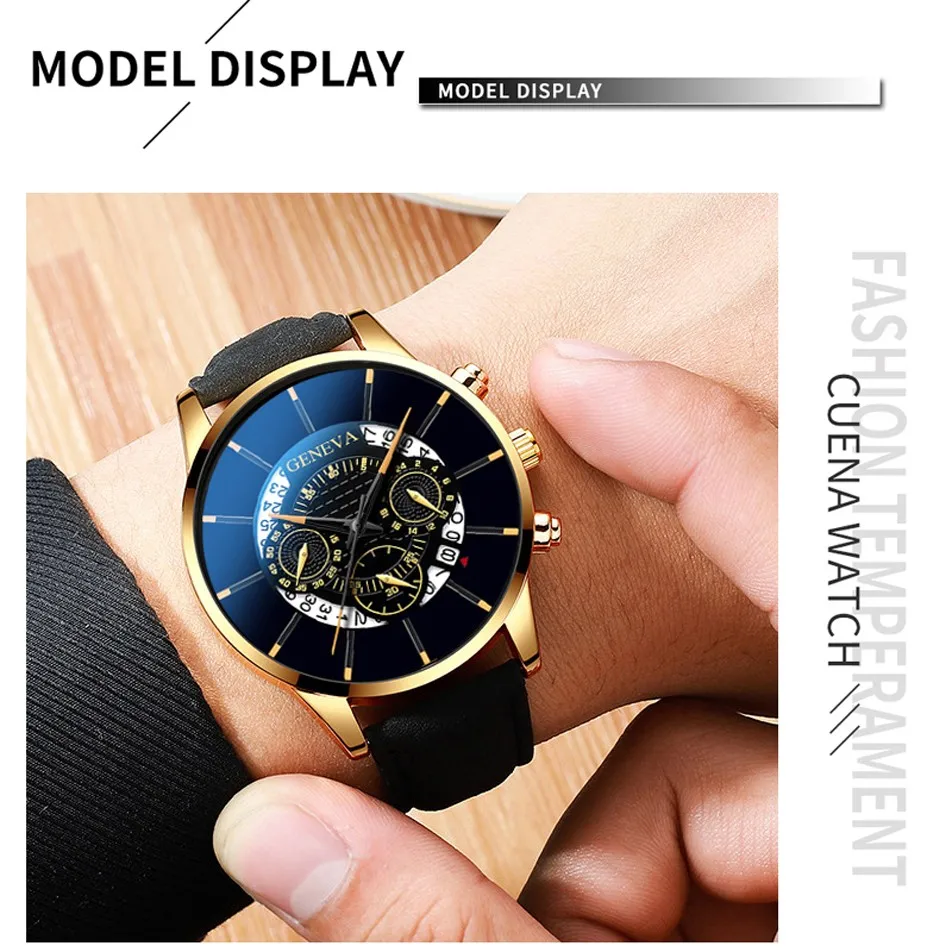 Fashion Men Watch Cool Unique Digital Literal Multi Layer Dial Quartz Mesh Belt Watch Personality Business Relogio Masculino