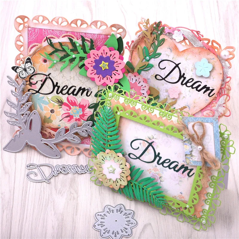 

DiyArts Flower Grass Metal Cutting Die New 2020 Manual Die Scrapbook Album Cute Die Cutting Relief Die Card Making Decoration