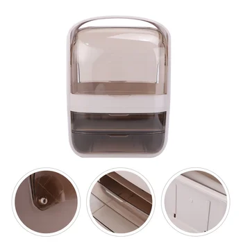 

1Pc Storage Box Dresser Box Makeup Supplies Box Desktop Organizer Skin Care Storage Box for Bedroom Table Home