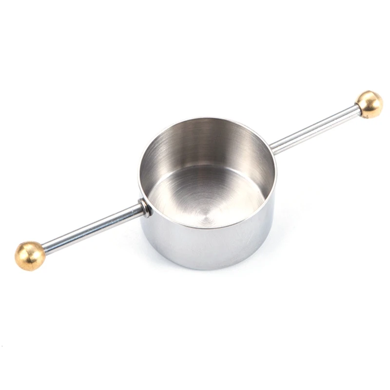 ABUI-барные меры Jigger с ручкой для виски, коктейлей Jigger измерительный инструмент 30 мл
