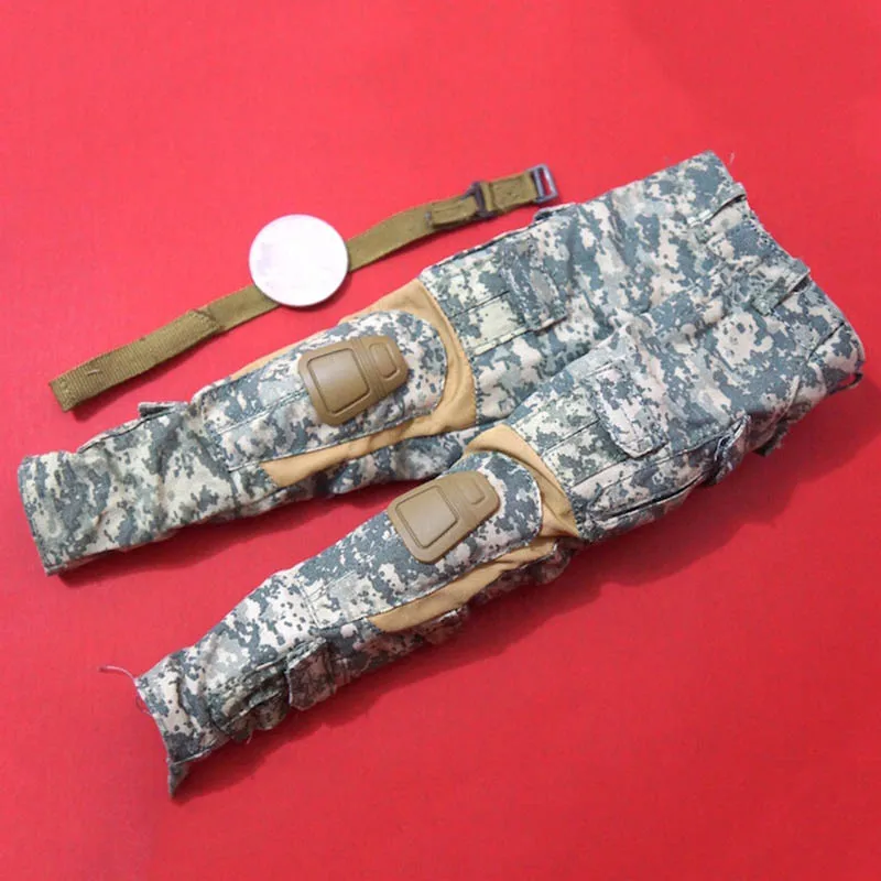 1/6 Scale мужские армейские брюки американские камуфляжные модные свободные модель