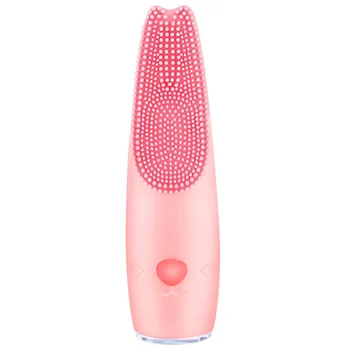 

Electric Facial Cleansing Brush Waterproof Blackhead Face Washer Beauty Equipment Sonic Face Massager Clean Silicone Heat