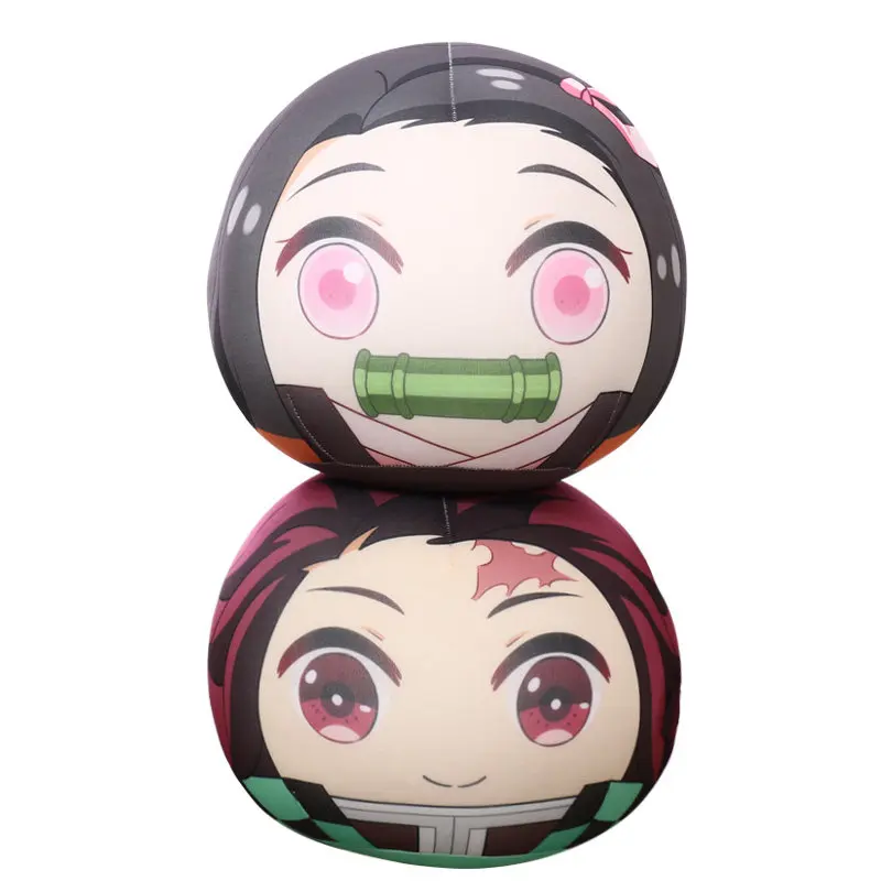 Demon Slayer: Kimetsu no Yaiba Kamado Nezuko Tanjirou cosplay Dango Подушка Мягкая, плюшевая мультяшная подушка подарки для куклы