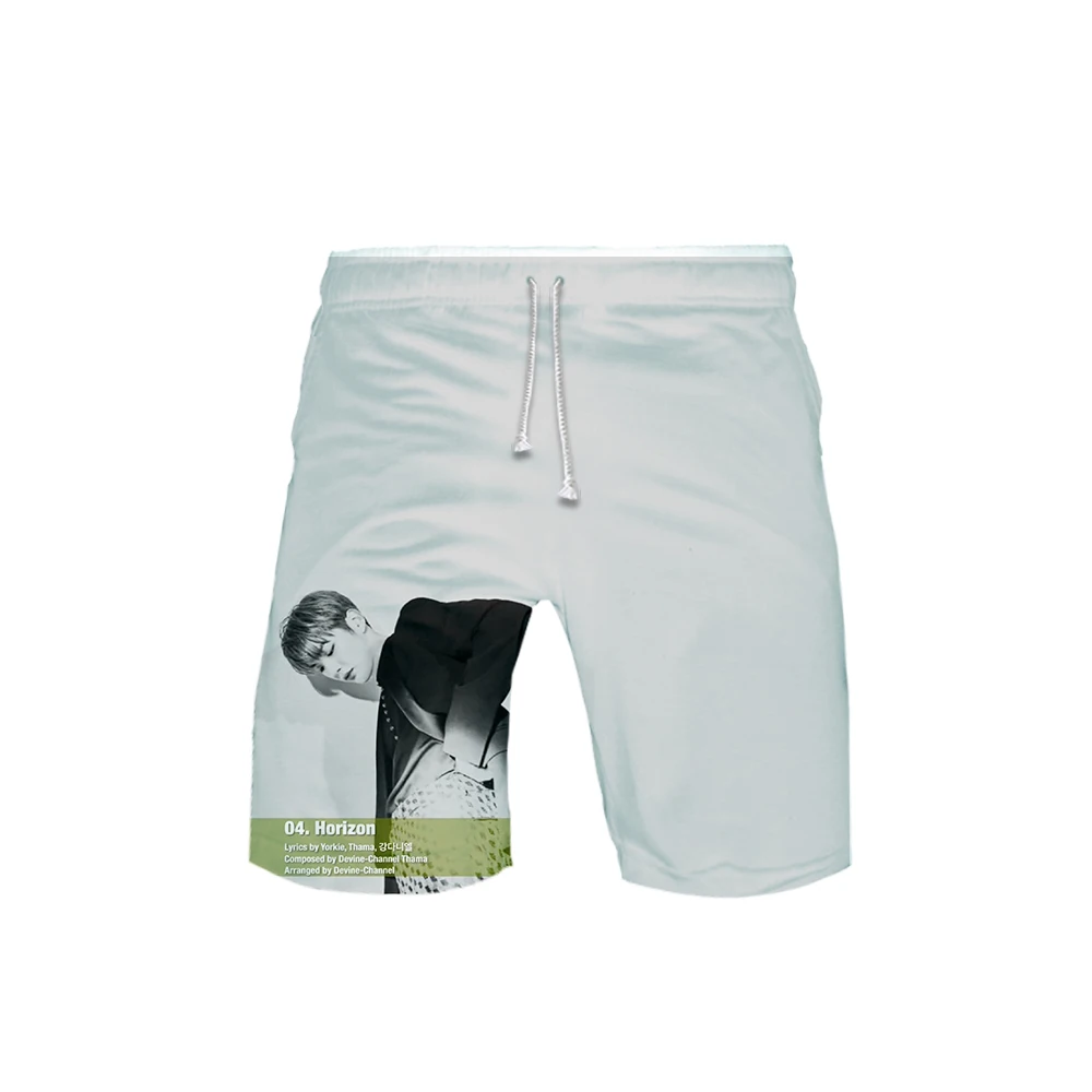 WANNA ONE Kang Daniel KPOP Cool 3D printed Summer Men's Beach shorts Hip movement Leisure style Cool short Plus Size Summer