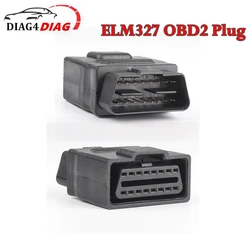 Male to Female 16pin Plug Suitable for ELM327 OBD2 Car Tester Adapter OBD 2 Socket Car Factory Reduce Loss Extension Plug