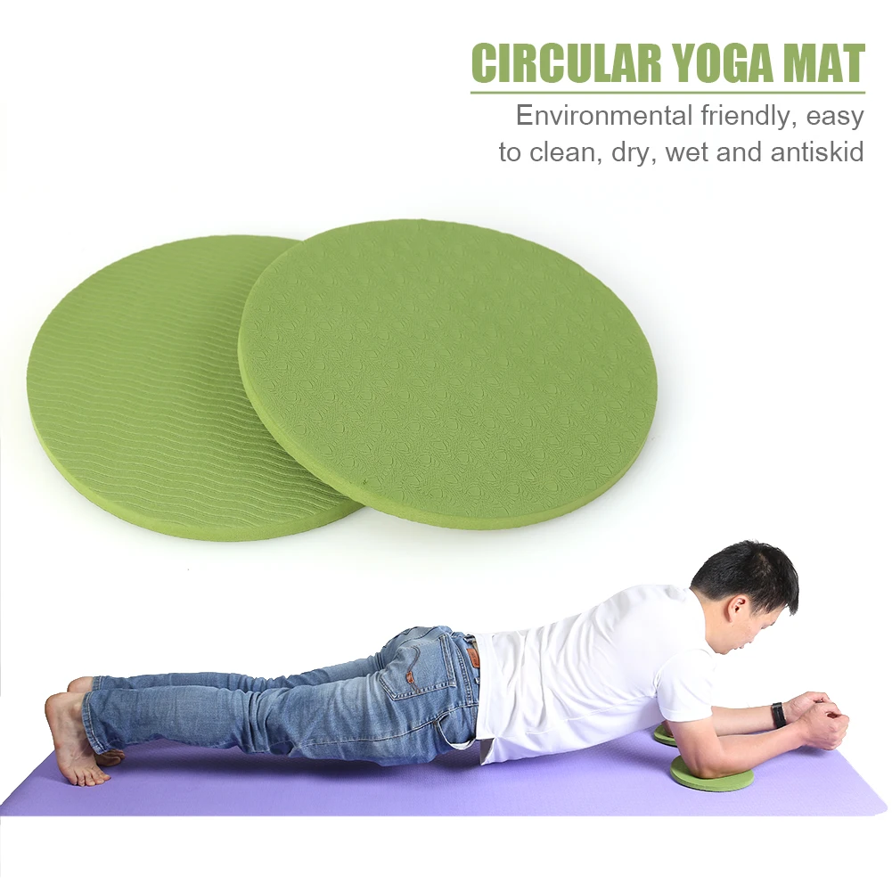 1 Pair Round Knee Pad Workout Fitness Plank Push ups Protective Anti