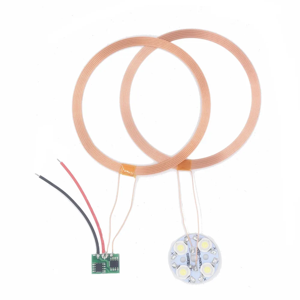 

Taidacent 12V Input Magnetic Levitation Floating Desk Mount 4W Lamp Wireless Charger 75mm Wireless Power Supply Module