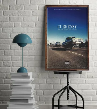 

Curren$y Even More Saturday Night Car Tunes Album Cover Art silk poster painting Poster Wall Decor