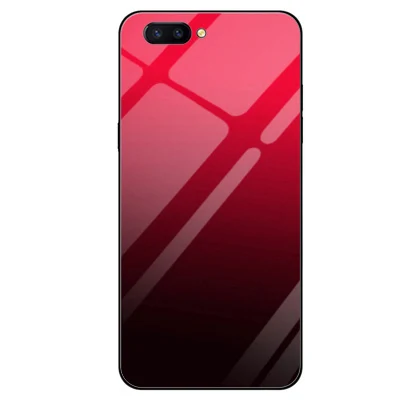 A7 Для OPPO R11 чехол R11plus задняя крышка из закаленного стекла для телефона для OPPO R11 plus корпус OPPOR11 R 11 plus градиентные стеклянные чехлы - Color: A7