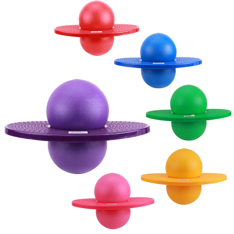

Macarons color inflatable balance training ball 90kg bearing exercise fitness toy household portable weight loss bouncing board