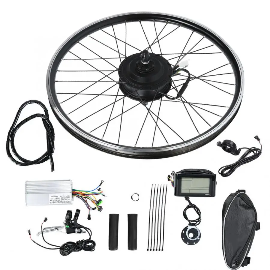 36V 500W 20 Pollici di Conversione Bicicletta Elettrica Hub Motore Kit  Ruote A Motore con DISPLAY LCD Meter In Lega di Alluminio E-Bicicletta  della bici Del Motore - AliExpress Sports \u0026 Entertainment
