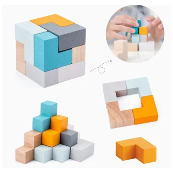 

Baby Toys Montessori Wooden Puzzle Table Game Baby Brain Development baby Educational Toys Gifts For Children