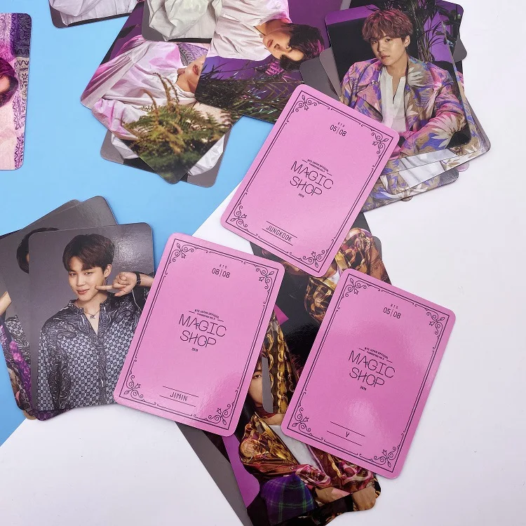 Волшебный Магазин v jungkook jimin rm suga jh jin fm 5th Years маленький подарок фото коллекционные карты