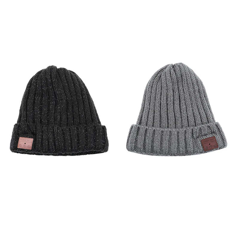 

Unisex Winter Bluetooth4.0 Headset Flanging Hats Headphone Music Player Hat Earphone Acrylic Cap