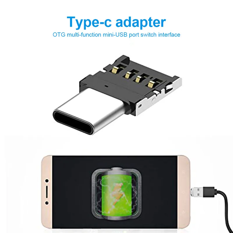 Type-C адаптер для USB флэш-накопителей хабы OTG многофункциональный конвертер USB интерфейс к type-C адаптер Micro-transfer интерфейс