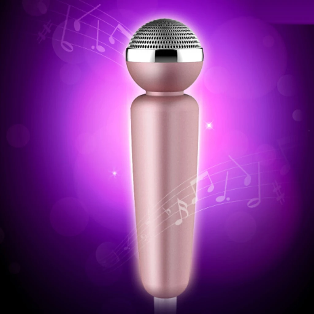 Портативный 3 5 мм проводной мини микрофон для телефона Поющие гарнитуры|Детали и