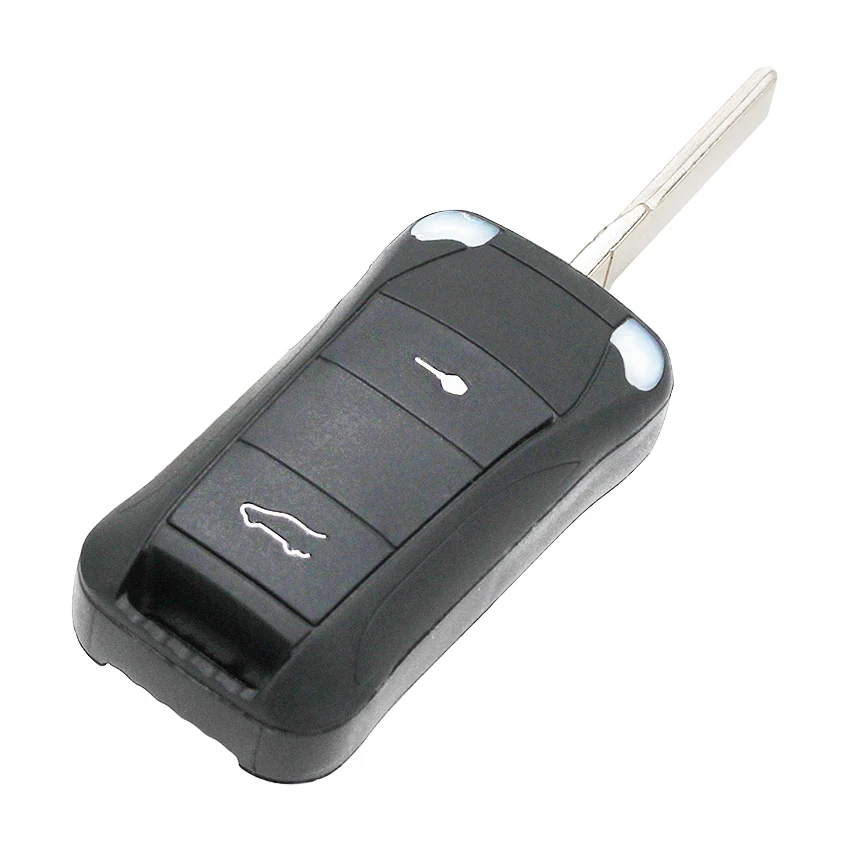 Чехол брелок для Porsche Cayenne 4/3 + HU66 blade 2 3 кнопки 2/2003 1 кнопки|Ключ от авто| |