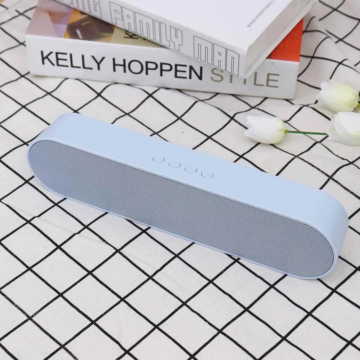 MINISO портативный Bluetooth динамик беспроводной bluetooth Встроенный микрофон танцевальный сабвуфер громкоговоритель TF AUX MP3 для телефона компьютера