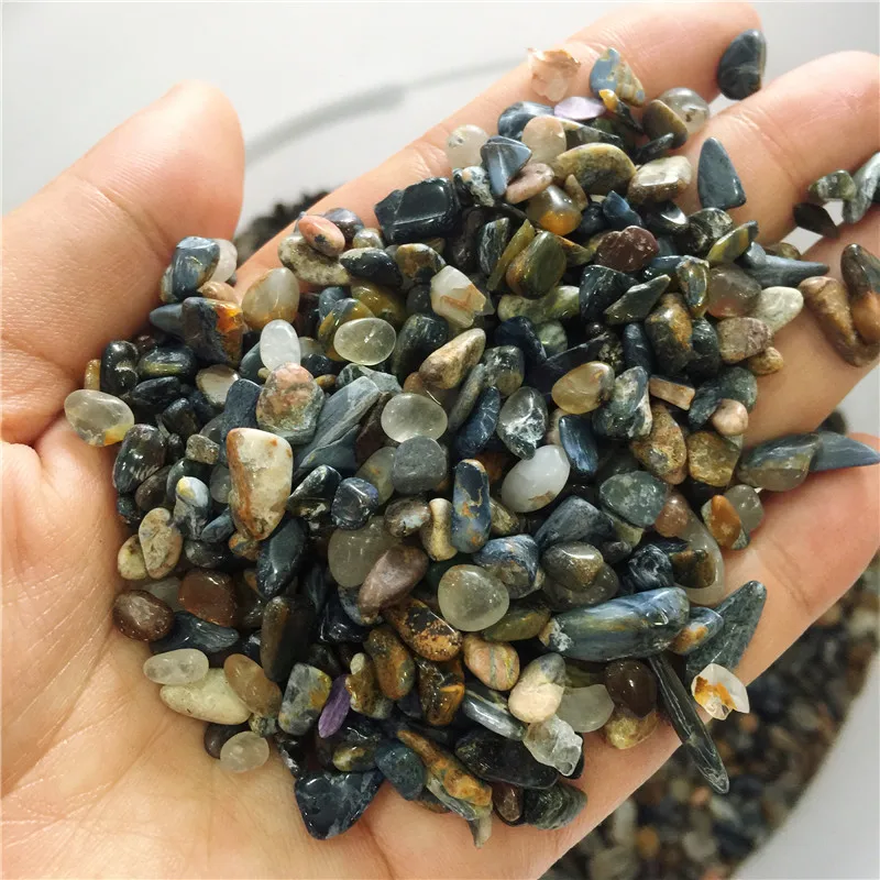 100g Genuine Namibia Pietersites Natural Stone Beads Peter Stone Gravel fish tank decoration