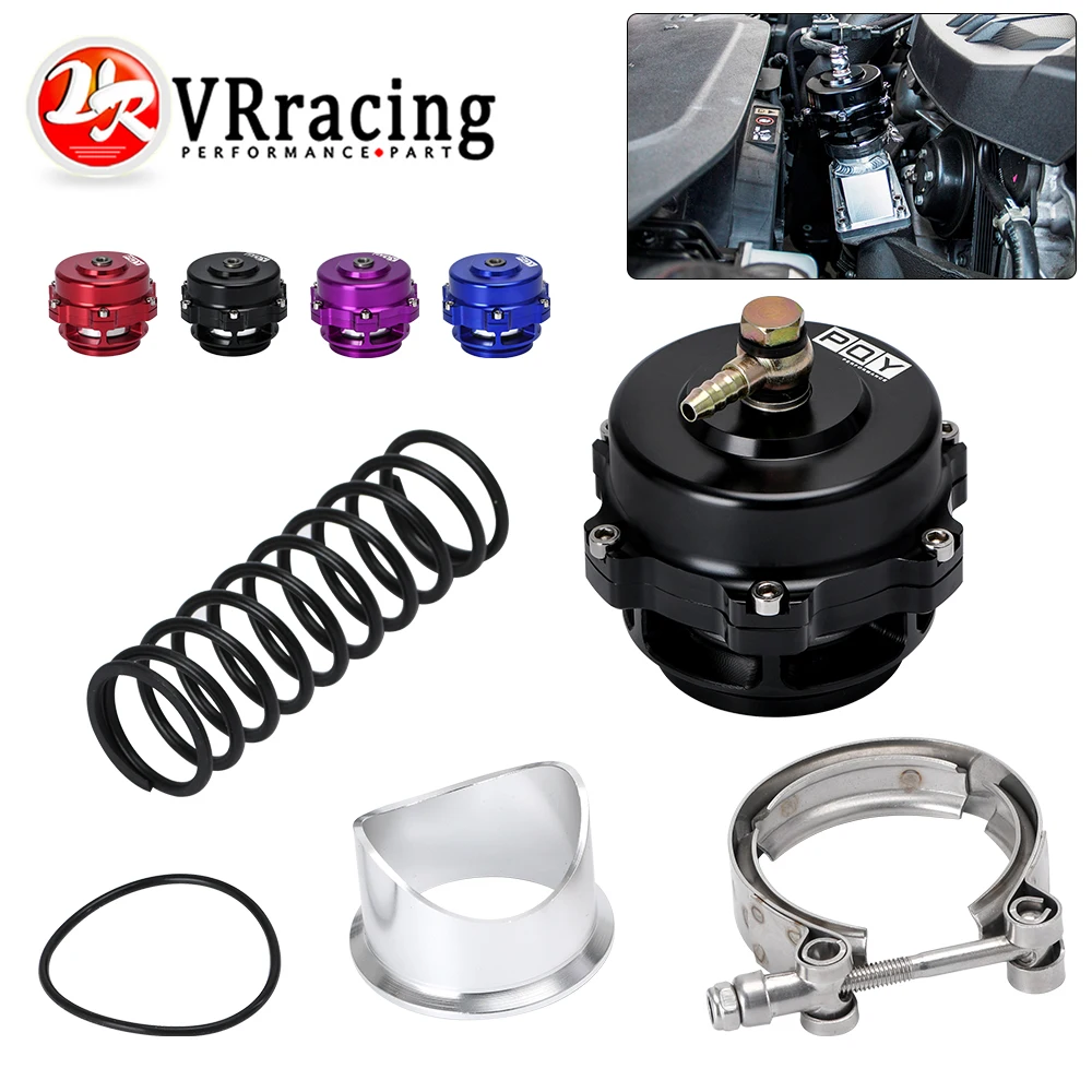 VR RACING Универсальный Jdm 50 мм V Band выдувный клапан BOV Q Typer w/сварка на алюминиевом