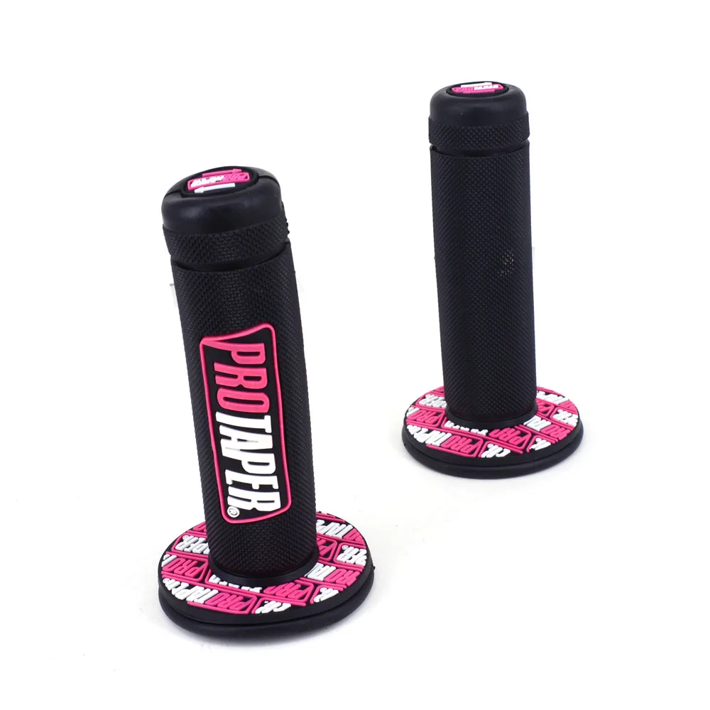 Pink 7/" руль мотоцикла Ручка гелевая Тормозная ручка резиновая для KTM CRF EXC YZF Protaper Pro taper мотокросса Dirt Pit Bike - Цвет: Pink