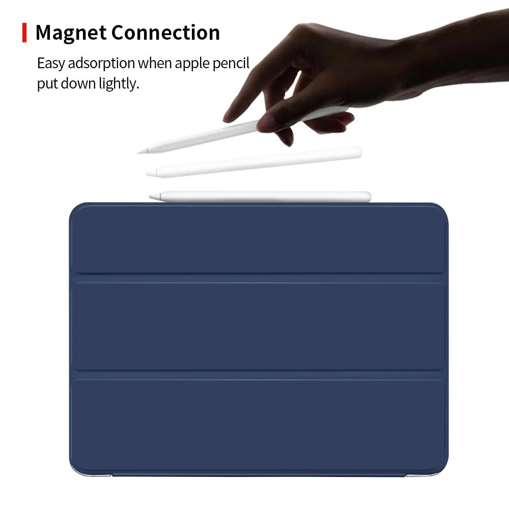 Жесткий Чехол для iPad Pro 12,9 дюйма из искусственной кожи Магнитный умный чехол для iPad Pro 12,9 чехол
