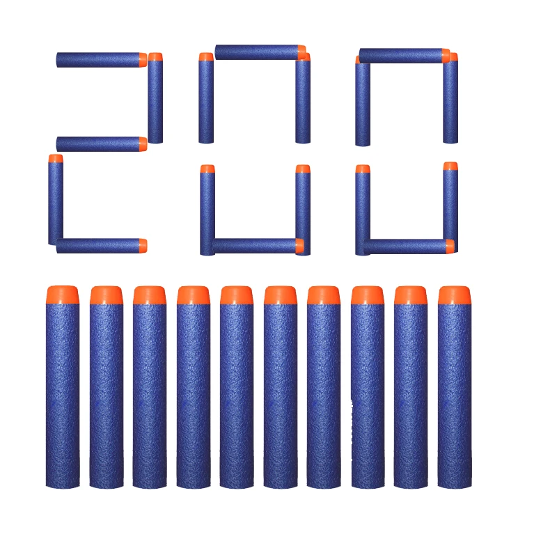 200 шт. пополнения Дартс для Nerf пулями мягкими дырочку головы 7 2 см заправка