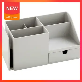 

2020 Desk Office Organizer Storage Holder Desktop Pencil School Badge Box Office Stationery Pen Sundries Dropshipping Suppl F1X2