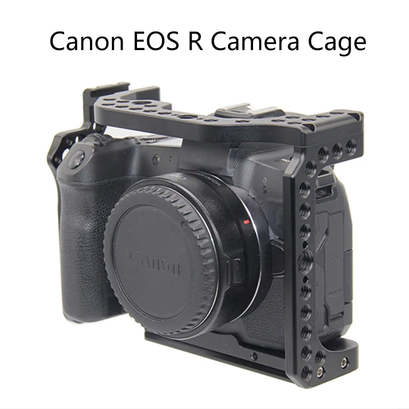 Gaiola para Câmera Furos de Rosca Placa de Liberação Jaula de Proteção com 3 Canon 8 ou 1 4 Rápida Daarcos Suíços Eos r Pro - - Image 3