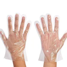 500 шт. одноразовые Пластик Еда перчатки для ресторана Кухня аксессуары для барбекю eco-friendly Еда перчатки для фруктов и овощей, перчатки