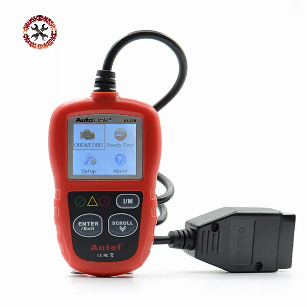2021 оригинальный Autel AutoLink AL319 следующее поколение OBD II/EOBD считыватель кодов