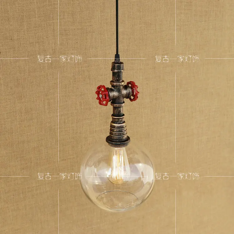 Conduit droplight, индивидуальная одежда для гостиной, магазин одежды, проездной бар, промышленное искусство, Ностальгический ретро droplight