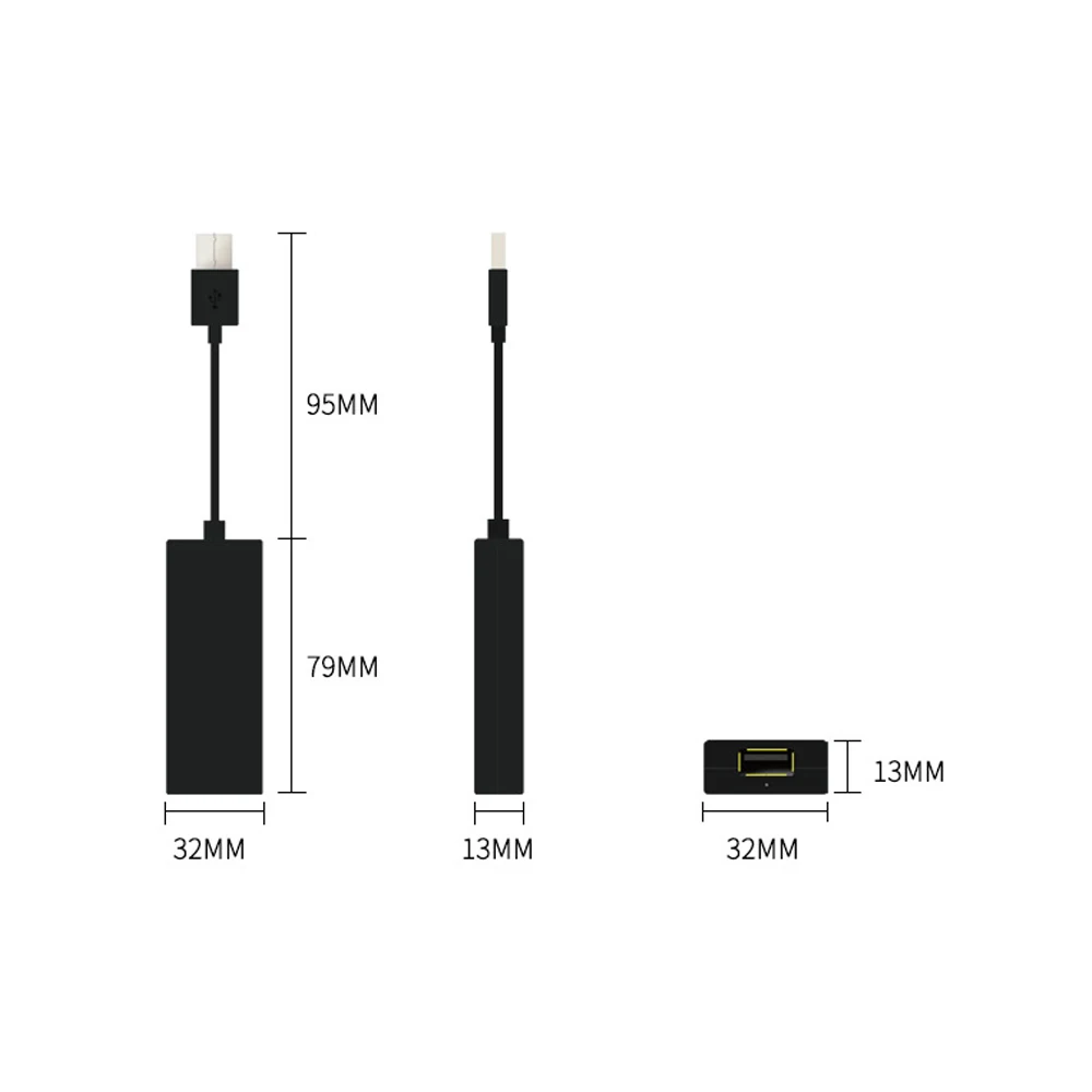 Мини USB автомобильный игровой джойстик для iOS Android Авто Портативный USB Smart-Link автомобильный игровой ключ модуль навигационный плеер черный/белый