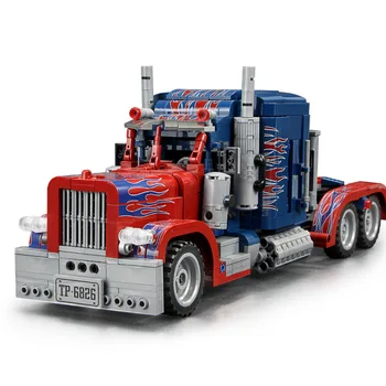 

Sebmo Block Technic Transformation Optimus Prime Robot Truck Mech Building Blocks Vehicle DIY Bricks Boyfriend Toys for Kids