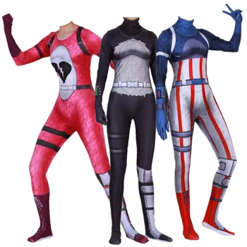 

Women Kids Game Cosplay Costume Bear Panda CUDDLE Fireworks Team Leader Zentai Bodysuit Suit Jumpsuits