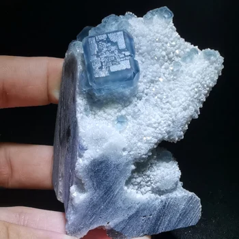 

106.6gNatural crystal, blue green fluorite, crystal mineral, crystal specimen