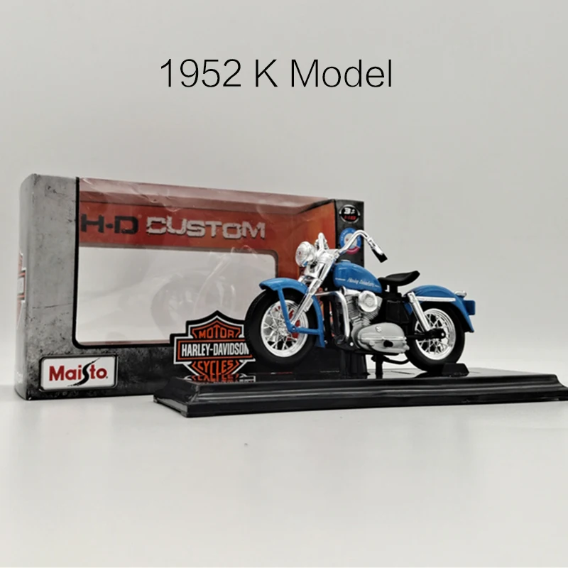 Maisto-モーターサイクルモデルコレクション,1:18ハーレー