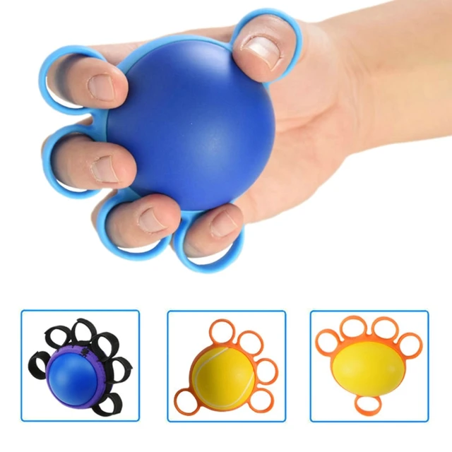 1 Pc Finger Grip Ball massaggio riabilitazione allenamento anziani esercizio palla mano dito forza cerchio dispositivo di presa 1