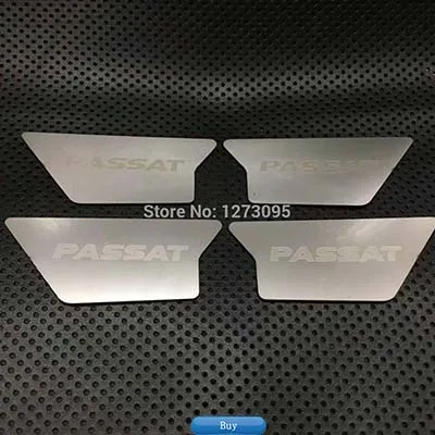Для Volkswagen VW Passat Нержавеющая Накладка на порог, защитная накладка, накладка на педаль, аксессуары для стайлинга автомобилей