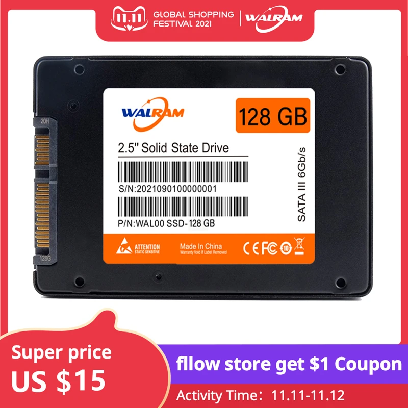 WALRAM Hard drive disk 240GB 120GB 128GB 256GB 480GB ssd 60GB 1TB 2TB 512GB solid state drive disk for laptop desktop 1TB 120 GB