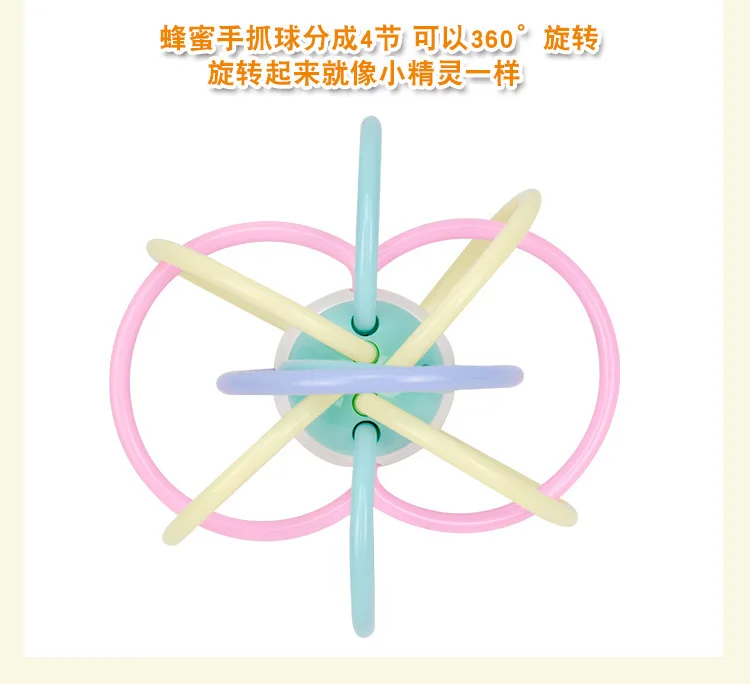 Американский Манхэттенский Прорезыватель-прорезыватель для зубов, детский ручной мяч, силиконовый прорезыватель, погремушка для младенцев, молярная ручная погремушка, пересекающая границы