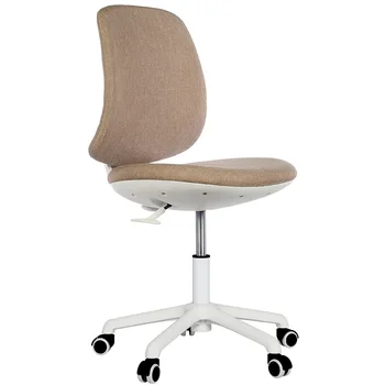

Home Computer Chair Lift Swivel Chair Simple Office Chair Fishbone Backrest Bracket Easy Installation Of Cotton Linen Fabrics