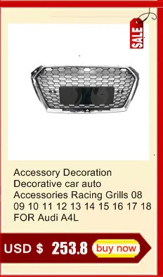 Automobile Exterior Decorative Mouldings Front Tuning Car Lip Rear Diffuser Bumpers 09 10 11 12 13 14 15 16 17 FOR Audi A4L