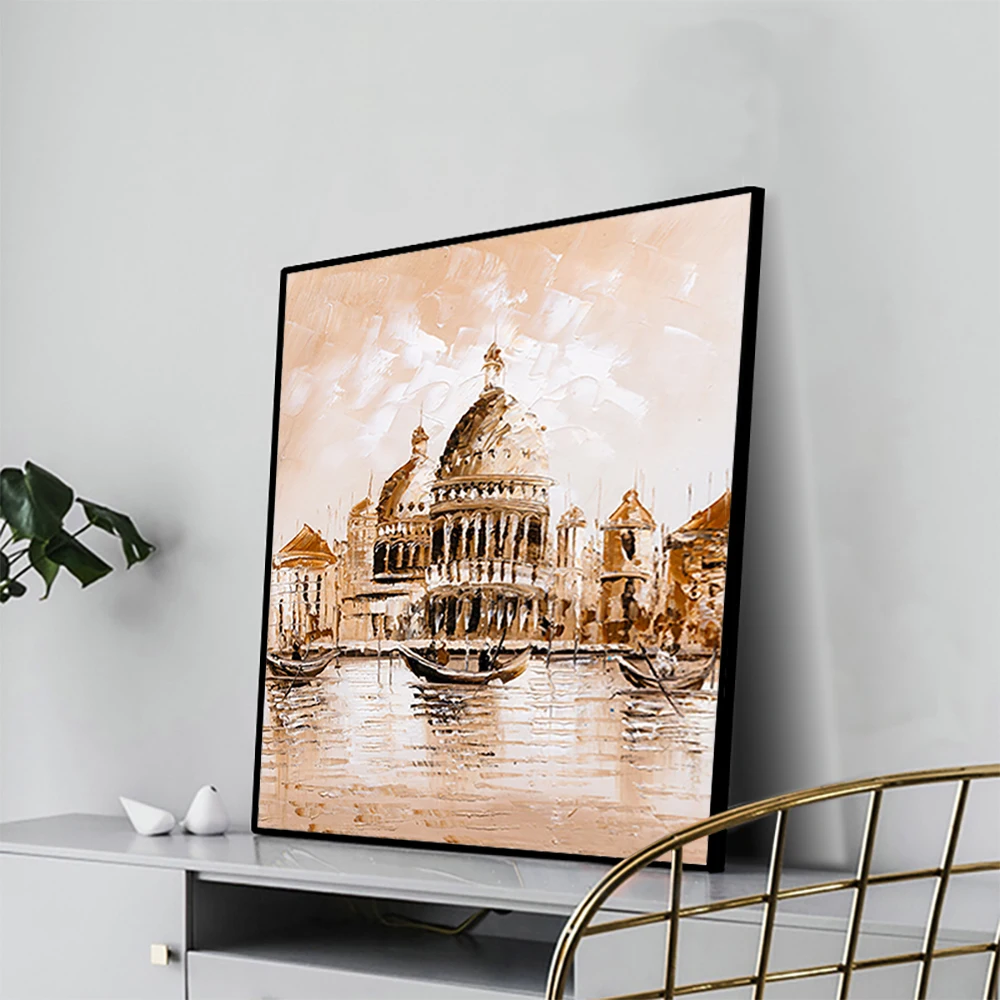 Castle Mordern Modular Interior Canvas Painting Calligraphy Poster And Print Home Decor Picture for Living Room Bedroom Bathroom