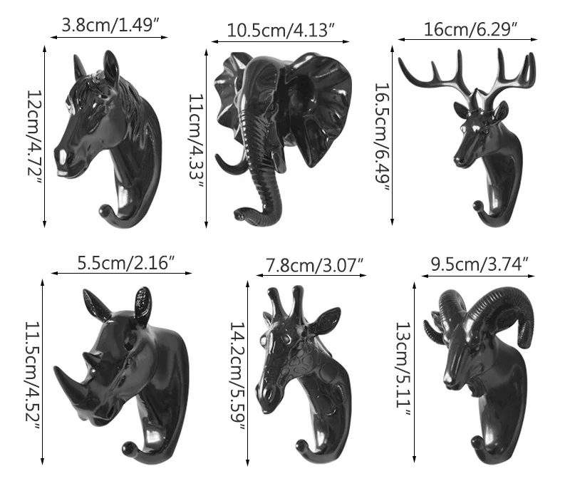 Вешалка креативный подвесной крючок держатель для ключей крепкие бесшовные крючки декоративный крючок креативные крючки в виде животных
