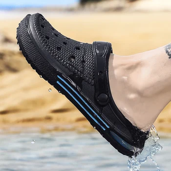 

Men Flexible Casual Shoes New Arrival Ventilation Summer Water Shoes Fashion Beach Sandals Outdoors Tourism Ultralight Sneakers