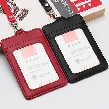 

ZONGSHU Card Holder Pu Employee Name Id Card Holder Security Pass Work Permit Identity Document Id Business Case