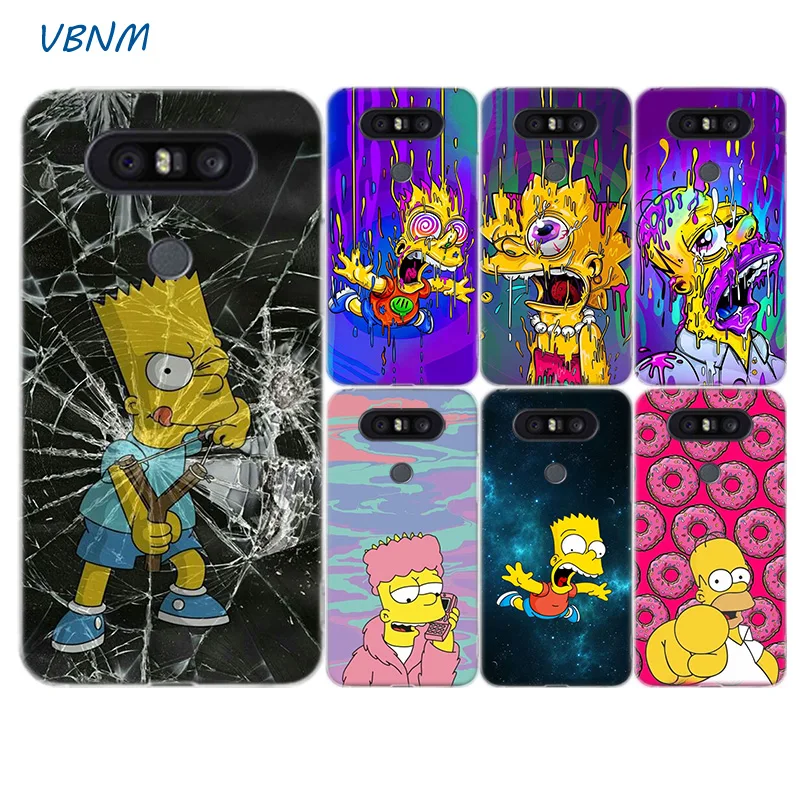 Специальный Забавный мультяшный силиконовый чехол с Гомером J.Simpsons для LG G8S G7 G6 G5 G4