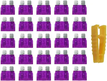 

40 amp Atc Blade Style Fuse - 25pk Fuse Dimensions:19mm x 5mm x 18mm and fuse puller