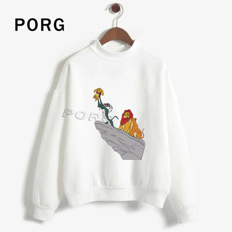 HAKUNA MATATA, Ullzang, Simba льва, толстовка, женские готические толстовки, Harajuku Kawaii, уличная одежда, женские толстовки, повседневные топы